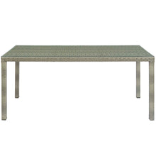 Load image into Gallery viewer, Conduit 70&quot; Outdoor Patio Wicker Rattan Dining Table by Modway
