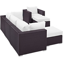 Load image into Gallery viewer, Convene 6 Piece Outdoor Patio Sectional Set by Modway
