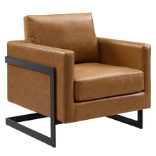 Load image into Gallery viewer, Posse Vegan Leather Accent Chair by Modway
