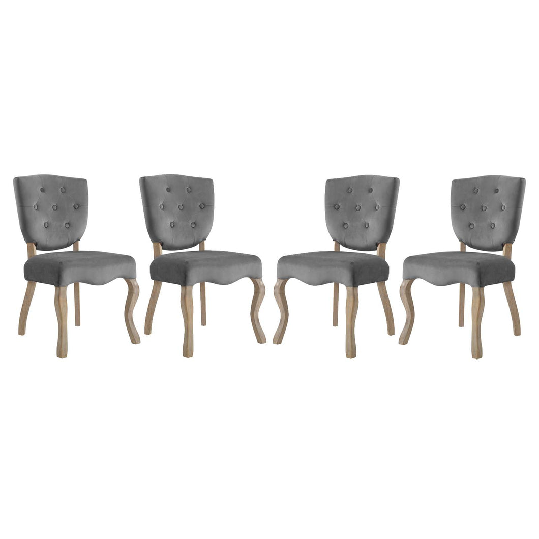 Array Dining Side Chair Set of 4 by Modway