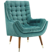 Load image into Gallery viewer, Suggest Button Tufted Performance Velvet Lounge Chair by Modway
