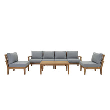 Load image into Gallery viewer, Marina 7 Piece Outdoor Patio Teak Set by Modway
