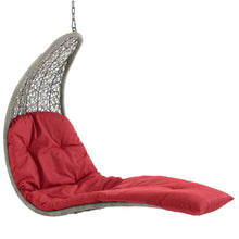 Load image into Gallery viewer, Landscape Hanging Chaise Lounge Outdoor Patio Swing Chair by Modway
