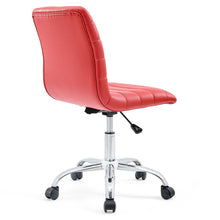 Load image into Gallery viewer, Ripple Armless Mid Back Vinyl Office Chair by Modway
