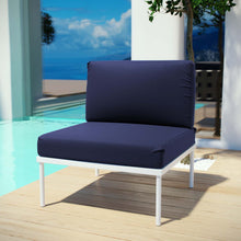 Load image into Gallery viewer, Harmony Armless Outdoor Patio Aluminum Chair by Modway
