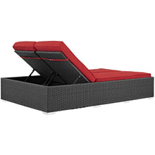 Load image into Gallery viewer, Sojourn Outdoor Patio Sunbrella¨ Double Chaise by Modway
