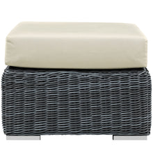 Load image into Gallery viewer, Summon Outdoor Patio Sunbrella¨ Ottoman by Modway
