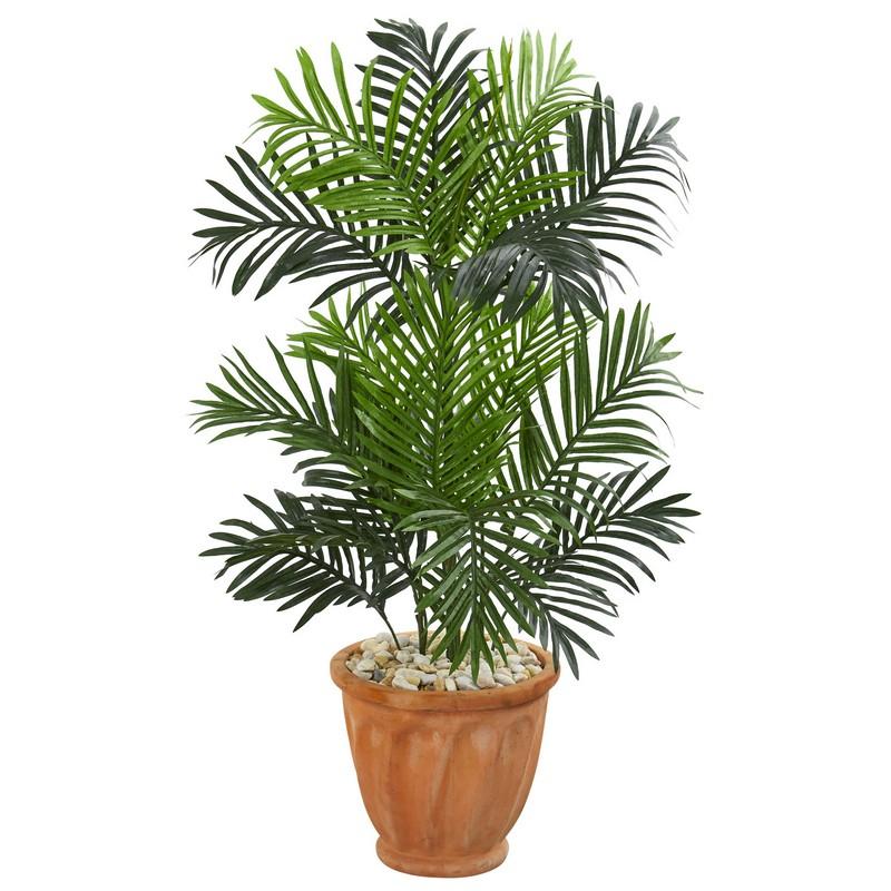 3.5' Paradise Palm Artificial Tree in Terra Cotta Planter