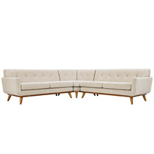 Load image into Gallery viewer, Engage L-Shaped Upholstered Fabric Sectional Sofa by Modway
