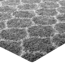 Load image into Gallery viewer, Solvea Moroccan Trellis 5x8 Shag Area Rug by Modway

