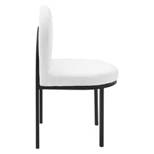 Load image into Gallery viewer, Isla Channel Tufted Upholstered Fabric Dining Side Chair by Modway
