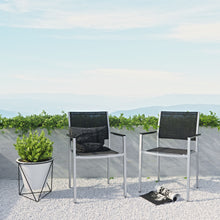 Load image into Gallery viewer, Shore Outdoor Patio Aluminum Dining Chair Set of 2 by Modway

