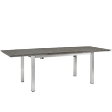 Load image into Gallery viewer, Shore Outdoor Patio Aluminum Dining Table by Modway
