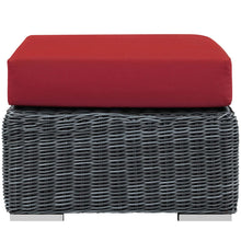 Load image into Gallery viewer, Summon Outdoor Patio Sunbrella¨ Ottoman by Modway
