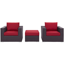 Load image into Gallery viewer, Convene 3 Piece Outdoor Patio Sofa Set by Modway
