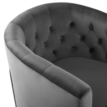 Load image into Gallery viewer, Prospect Tufted Performance Velvet Swivel Armchair by Modway
