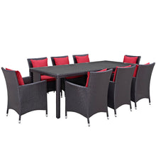 Load image into Gallery viewer, Convene 9 Piece Outdoor Patio Dining Set by Modway
