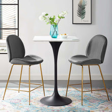 Load image into Gallery viewer, Lippa 28&quot; Square Wood Bar Table by Modway
