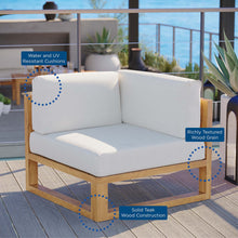 Load image into Gallery viewer, Upland Outdoor Patio Teak Wood Corner Chair by Modway
