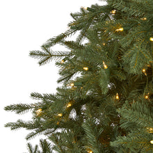 Load image into Gallery viewer, 7.5&#39; New Hampshire Spruce Artificial Christmas Tree with 650 Warm White Lights
