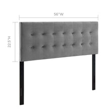 Load image into Gallery viewer, Emily Biscuit Tufted Performance Velvet Full Headboard by Modway
