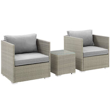Load image into Gallery viewer, Repose 3 Piece Outdoor Patio Sectional Set by Modway

