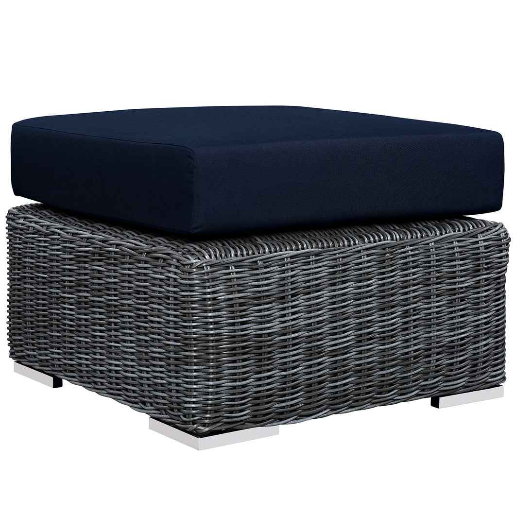 Summon Outdoor Patio Sunbrella¨ Ottoman by Modway
