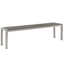 Load image into Gallery viewer, Shore 3 Piece Outdoor Patio Aluminum Dining Set by Modway
