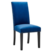 Load image into Gallery viewer, Parcel Performance Velvet Dining Side Chairs Set of 2 by Modway
