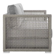 Load image into Gallery viewer, Aura Outdoor Patio Wicker Rattan Loveseat by Modway
