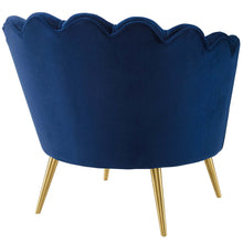 Load image into Gallery viewer, Admire Scalloped Edge Performance Velvet Accent Armchair by Modway
