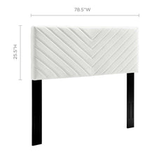 Load image into Gallery viewer, Alyson Angular Channel Tufted Performance Velvet King / California King Headboard by Modway
