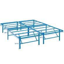Load image into Gallery viewer, Horizon Stainless Steel Queen Bed Frame by Modway
