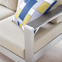 Load image into Gallery viewer, Shore Outdoor Patio Aluminum Sofa by Modway
