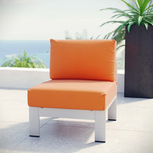 Load image into Gallery viewer, Shore Armless Outdoor Patio Aluminum Chair by Modway
