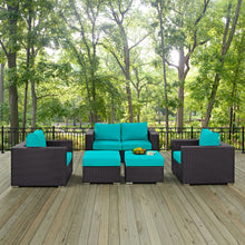 Load image into Gallery viewer, Convene 5 Piece Outdoor Patio Sofa Set by Modway
