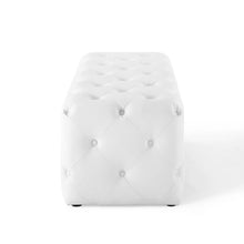 Load image into Gallery viewer, Amour 48" Tufted Button Entryway Faux Leather Bench by Modway
