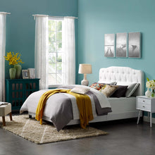 Load image into Gallery viewer, Amelia Upholstered Fabric Twin Bed by Modway
