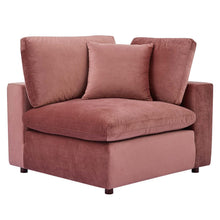 Load image into Gallery viewer, Commix Down Filled Overstuffed Performance Velvet Loveseat by Modway
