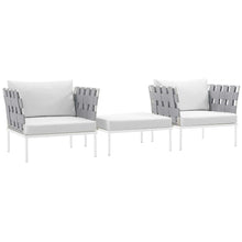 Load image into Gallery viewer, Harmony 3 Piece Outdoor Patio Aluminum Sectional Sofa Set by Modway
