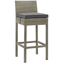 Load image into Gallery viewer, Conduit Outdoor Patio Wicker Rattan Bar Stool by Modway

