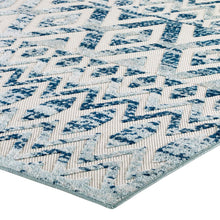 Load image into Gallery viewer, Reflect Tamako Diamond and Chevron Moroccan Trellis 8x10 Indoor / Outdoor Area Rug by Modway
