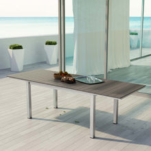 Load image into Gallery viewer, Shore Outdoor Patio Aluminum Dining Table by Modway
