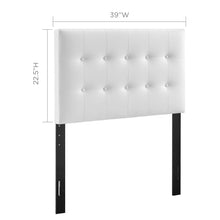 Load image into Gallery viewer, Emily Upholstered Vinyl Twin Headboard by Modway
