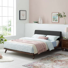 Load image into Gallery viewer, Luella Upholstered Fabric Queen Platform Bed by Modway
