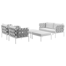 Load image into Gallery viewer, Harmony 5 Piece Outdoor Patio Aluminum Sectional Sofa Set by Modway
