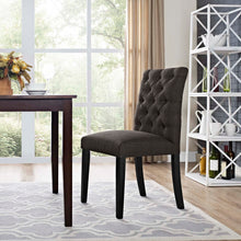 Load image into Gallery viewer, Duchess Button Tufted Fabric Dining Chair by Modway
