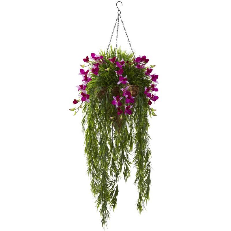 Bamboo & Dendrobium Hanging Basket