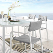 Load image into Gallery viewer, Raleigh Stackable Outdoor Patio Aluminum Dining Armchair by Modway
