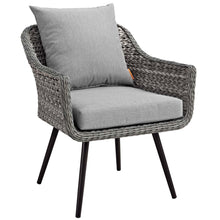 Load image into Gallery viewer, Endeavor 3 Piece Outdoor Patio Wicker Rattan Armchair and Coffee Table Set by Modway
